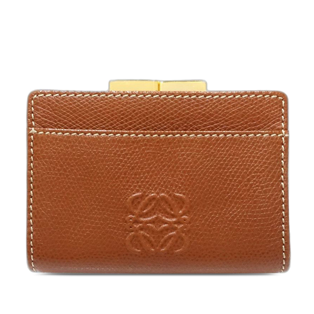 LOEWE Cuir Anagram Coin Pochette