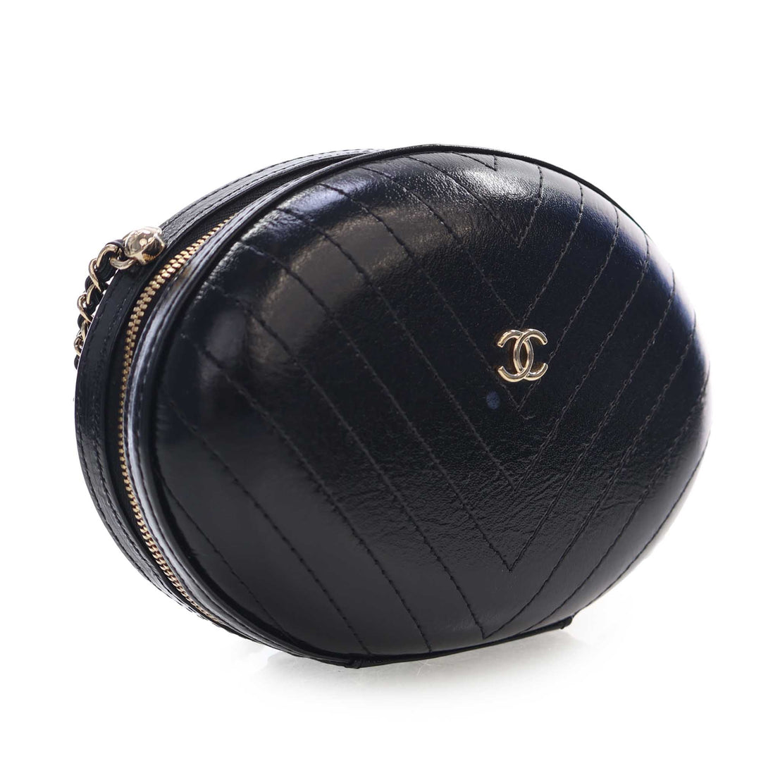 Chanel Chevron Surpiqué Cuir de veau La Pausa Evening Sac