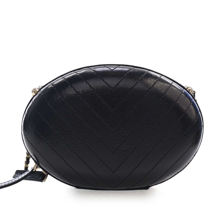 Chanel Chevron Surpiqué Cuir de veau La Pausa Evening Sac