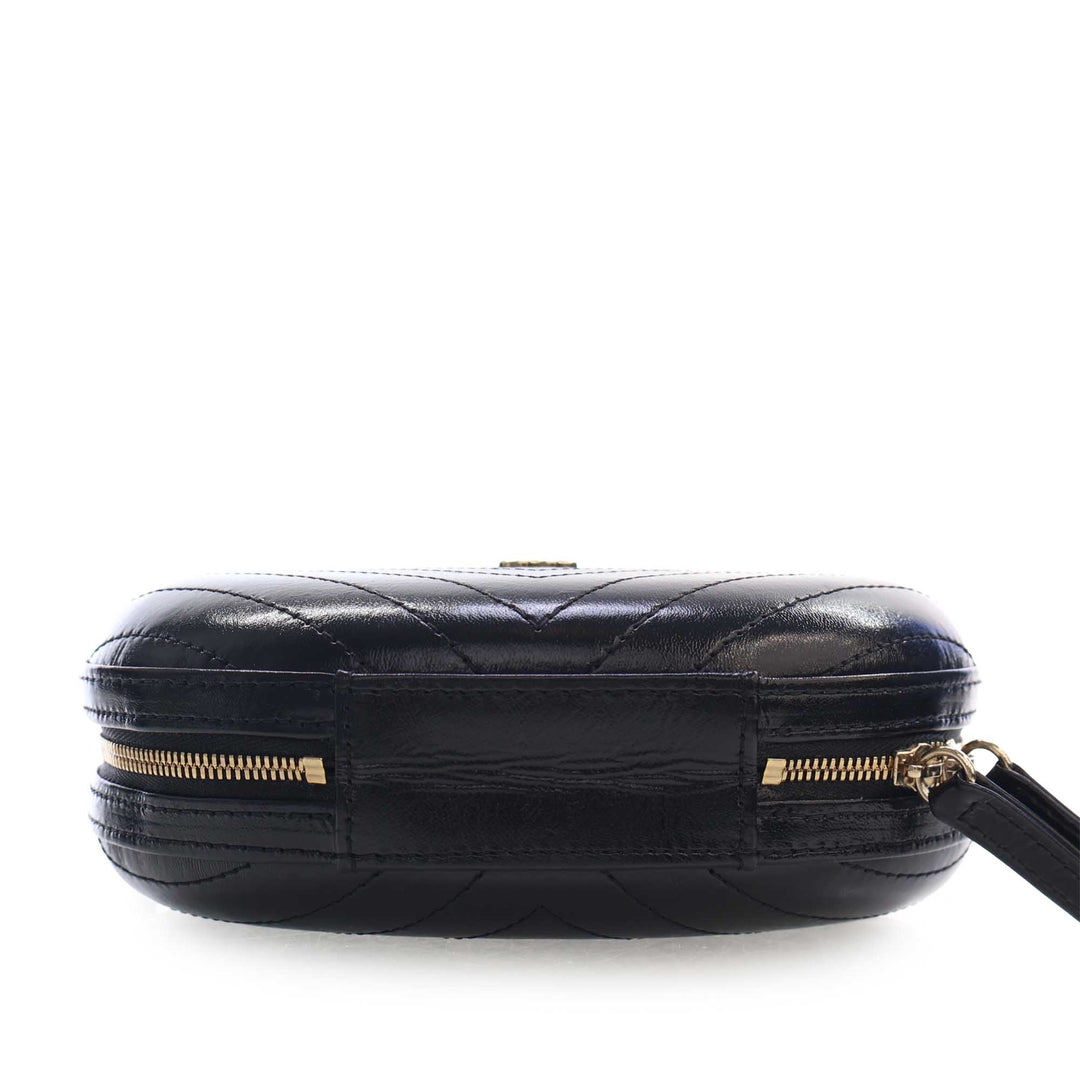 Chanel Chevron Surpiqué Cuir de veau La Pausa Evening Sac