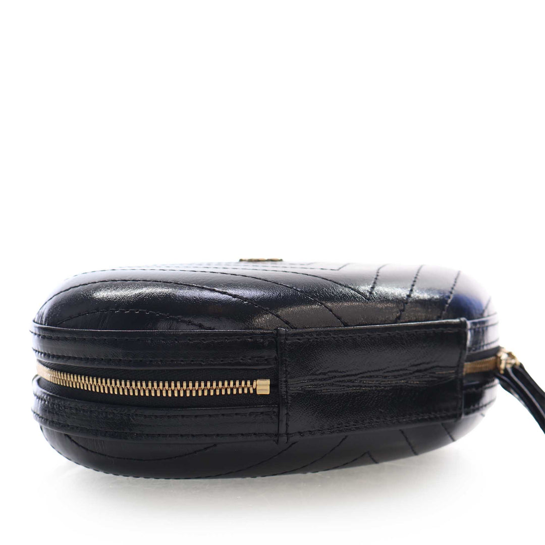 Chanel Chevron Surpiqué Cuir de veau La Pausa Evening Sac
