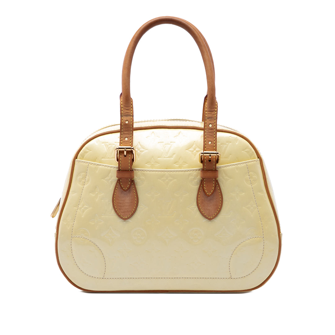 Louis Vuitton Summit Drive Cuir verni Monogram Blanc