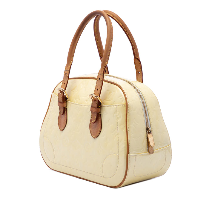 Louis Vuitton Summit Drive Cuir verni Monogram Blanc