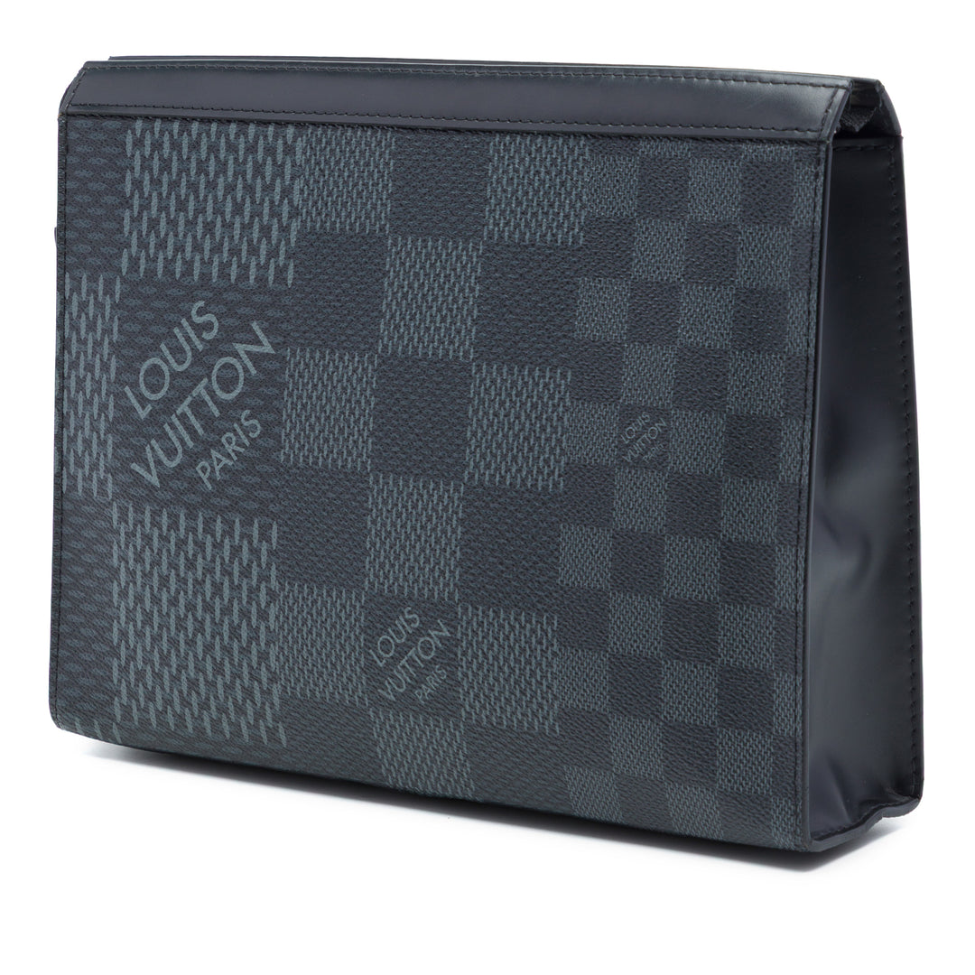 Louis Vuitton Damier Graphite 3D Pochette Voyage MM