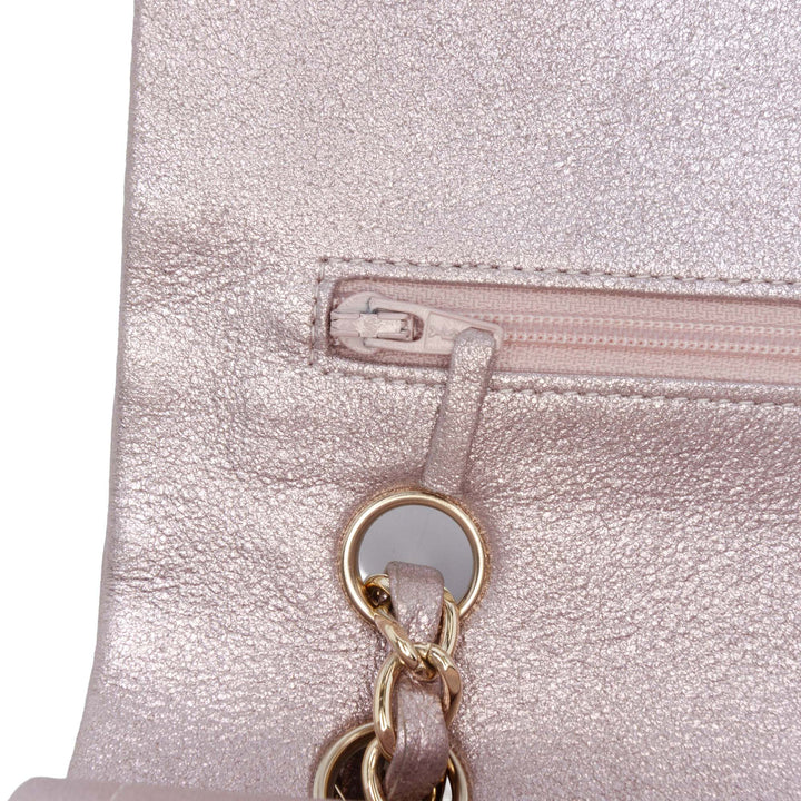 Chanel Medium Classic Iridescent Cuir d’agneau Double rabat