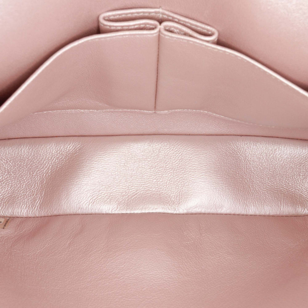 Chanel Medium Classic Iridescent Cuir d’agneau Double rabat