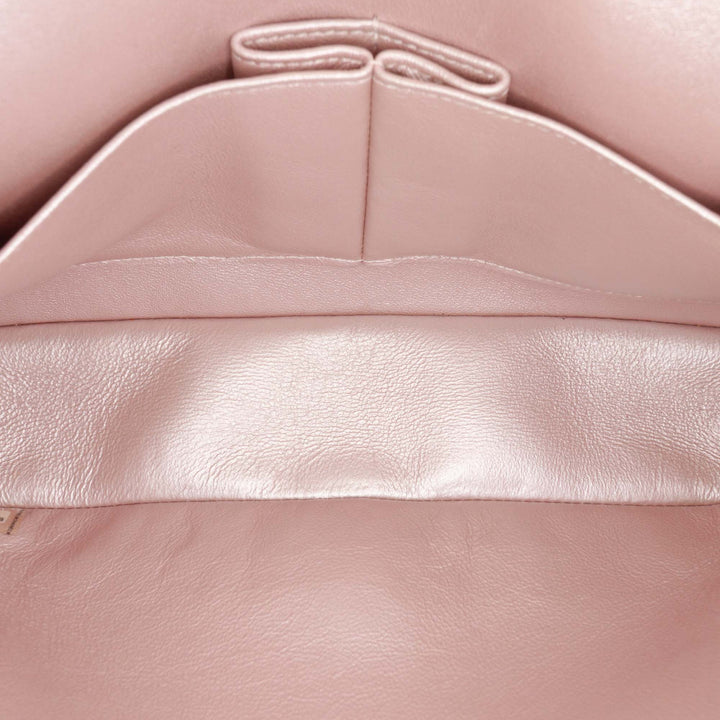 Chanel Medium Classic Iridescent Cuir d’agneau Double rabat