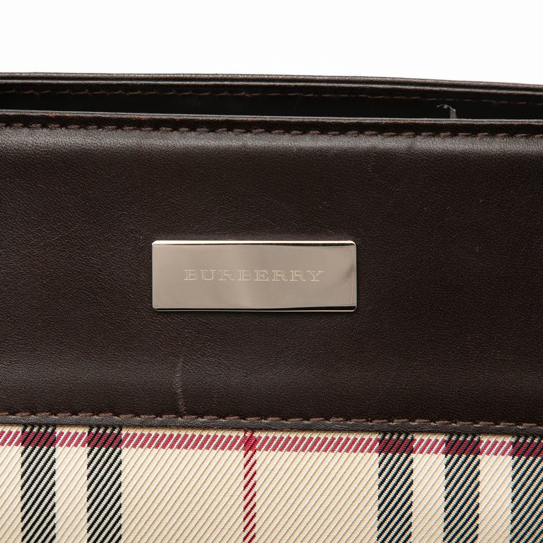 Burberry Cabas House Check Beige – vue 5 – GABY PARIS