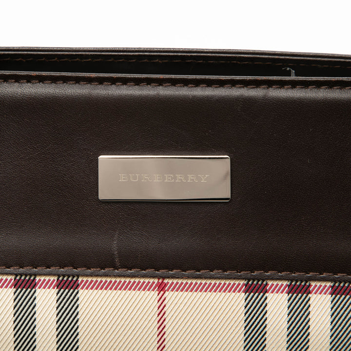 Burberry Cabas House Check Beige – vue 5 – GABY PARIS