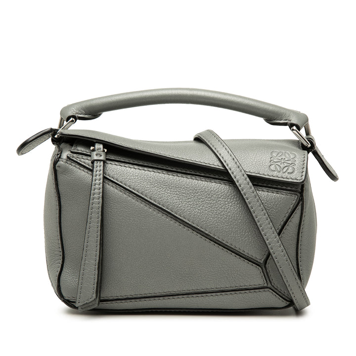 LOEWE Puzzle Sac Mini Cuir de veau
