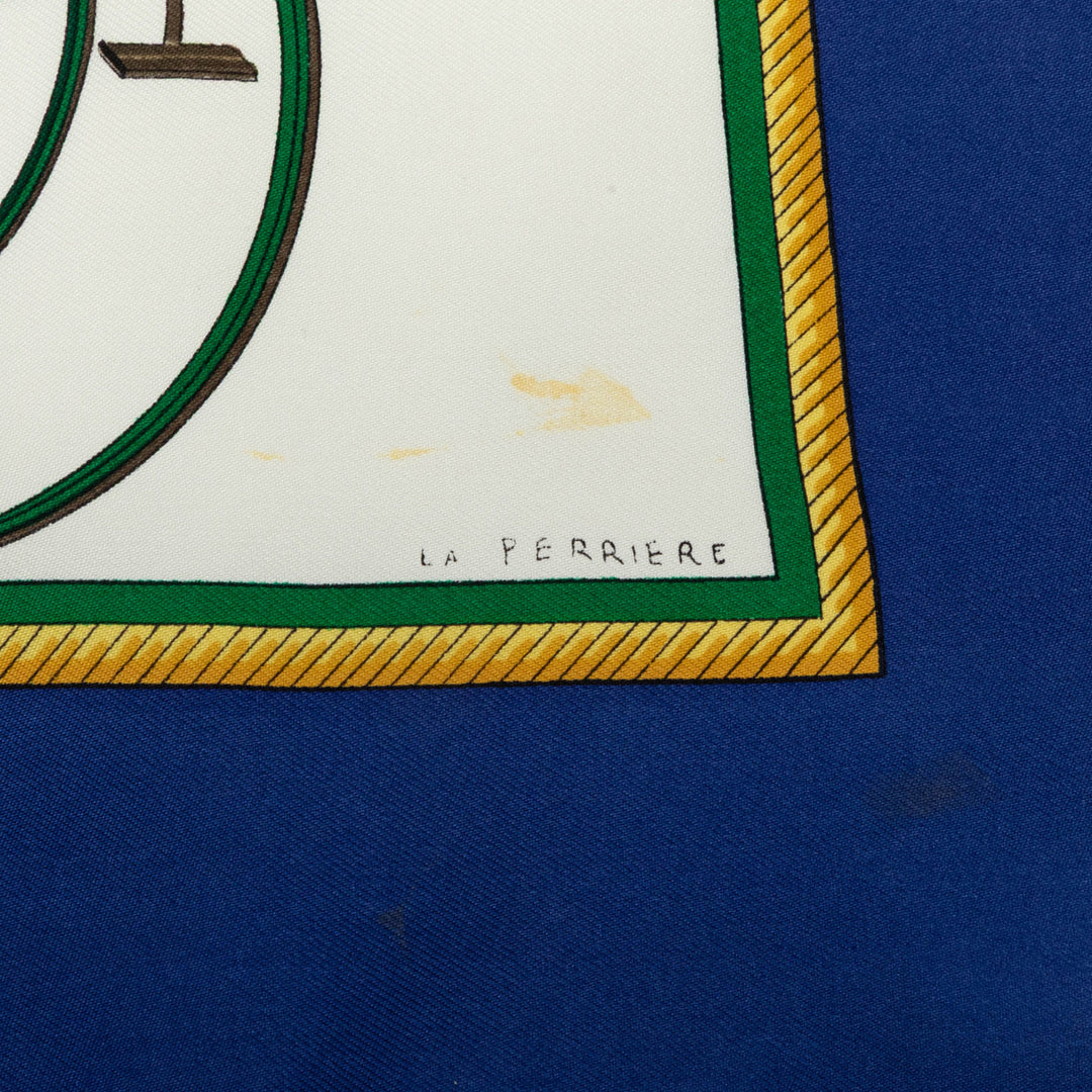 Hermès Les Voitures a Transformation Foulard 90 Blanc – vue 3 – GABY PARIS