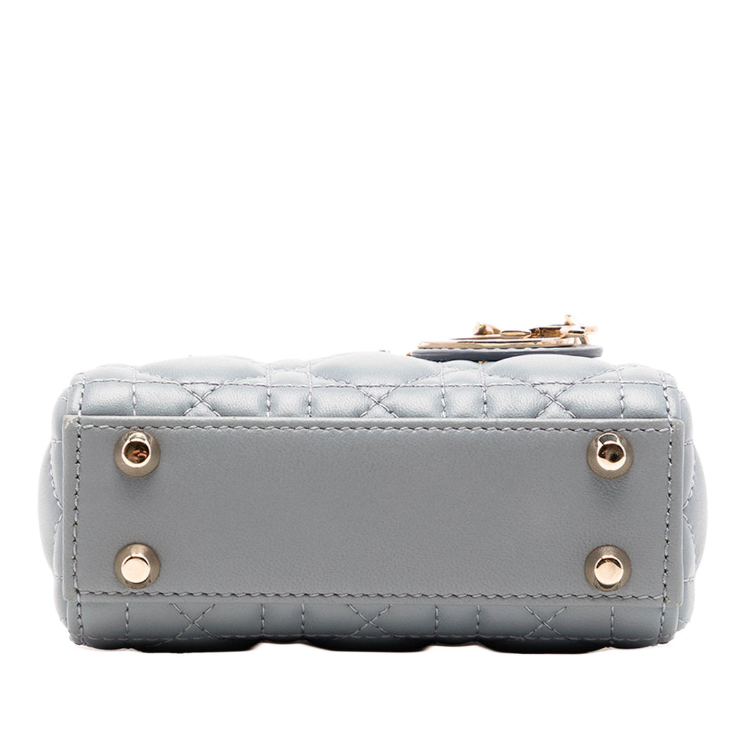 Dior Micro Cuir d’agneau Cannage Lady Dior