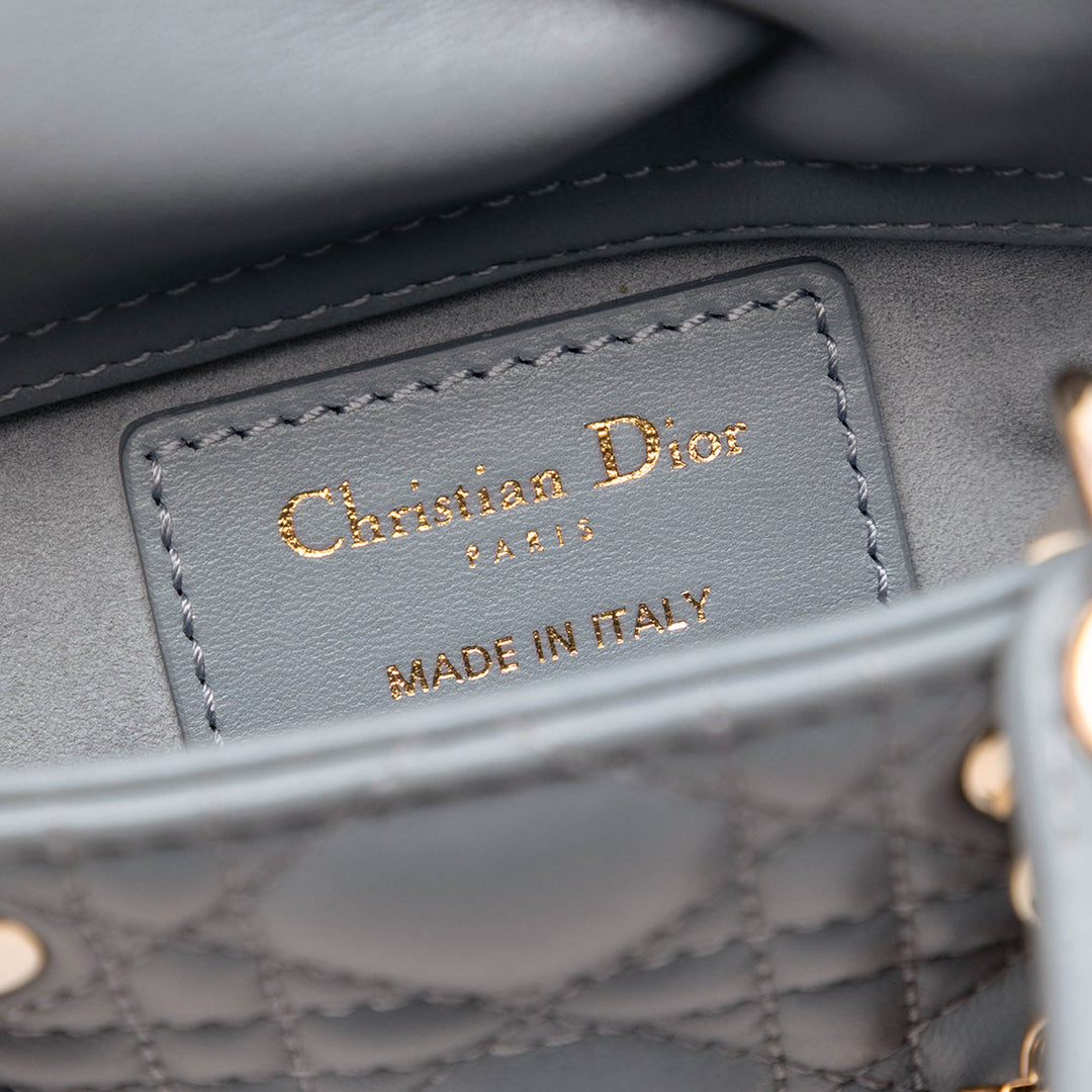 Dior Micro Cuir d’agneau Cannage Lady Dior