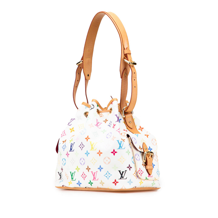 Monogram Multicolore Petit Noe White - Gaby Paris