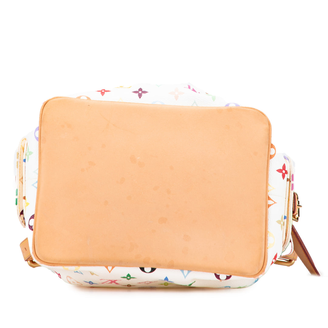 Monogram Multicolore Petit Noe White - Gaby Paris