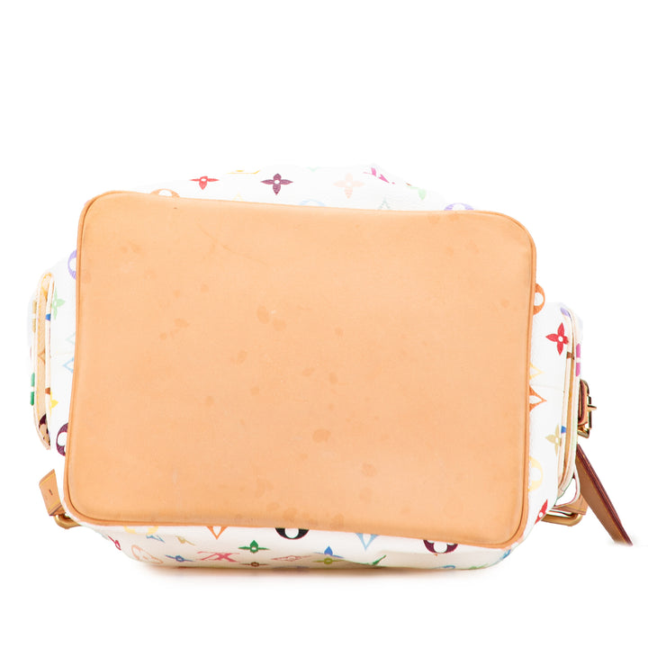 Monogram Multicolore Petit Noe White - Gaby Paris