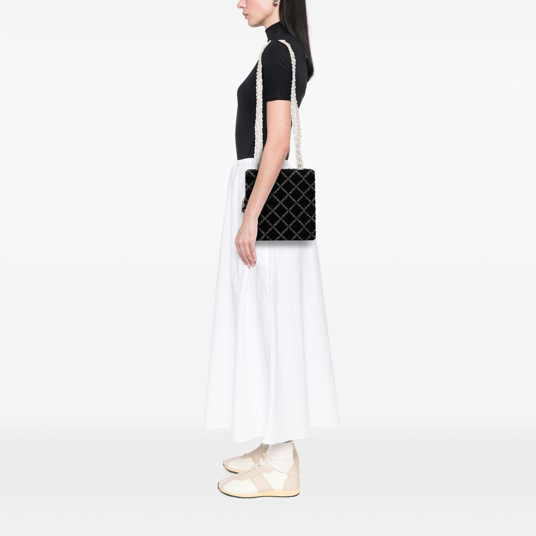 Chanel Tweed et Resin Zipped Chain Shopping Bag