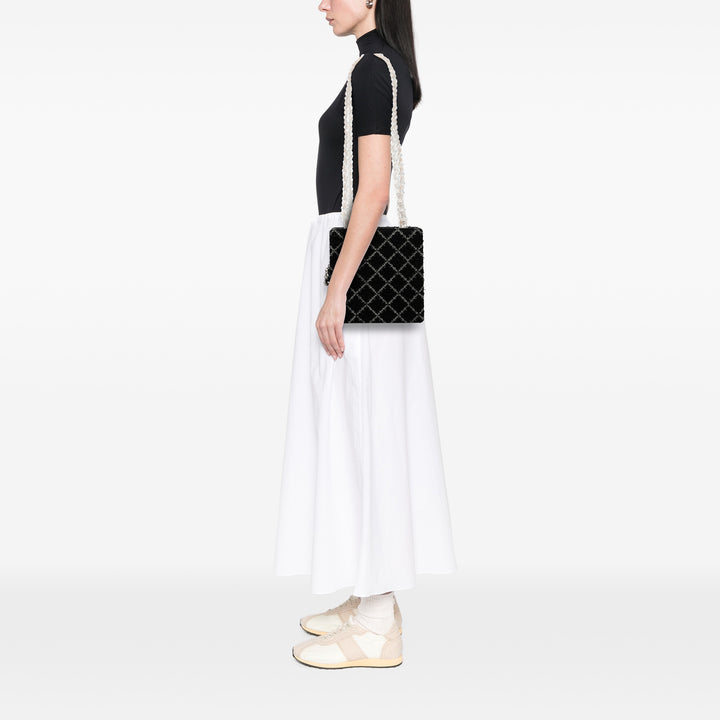 Chanel Tweed et Resin Zipped Chain Shopping Bag