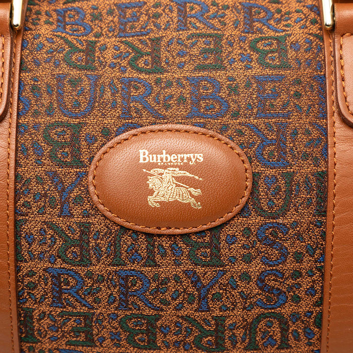 Burberry Logo Imprimé Boston Sac Marron – vue 5 – GABY PARIS