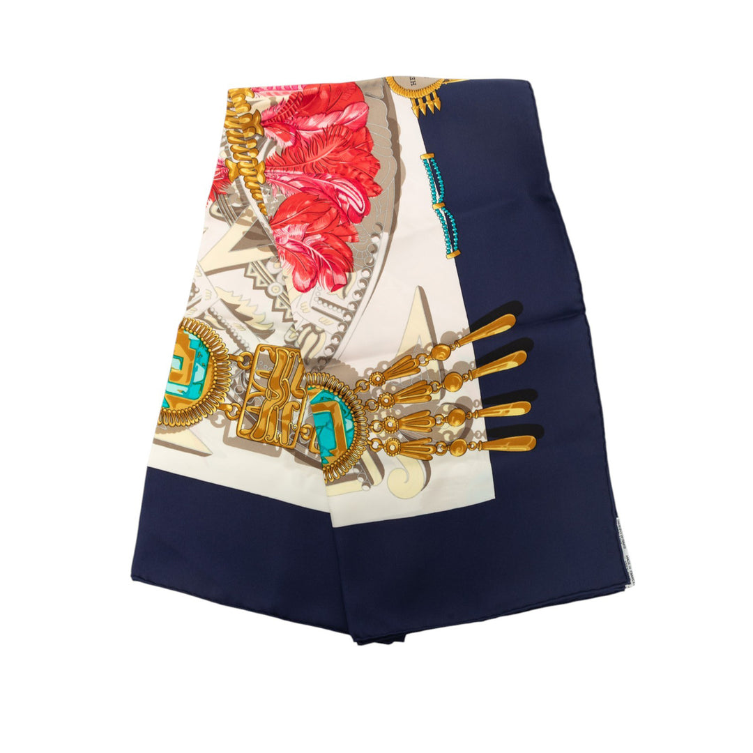 Mexique Foulard 90 Bleu