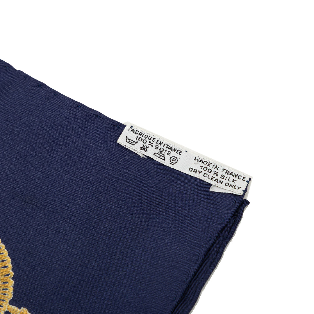 Mexique Foulard 90 Bleu