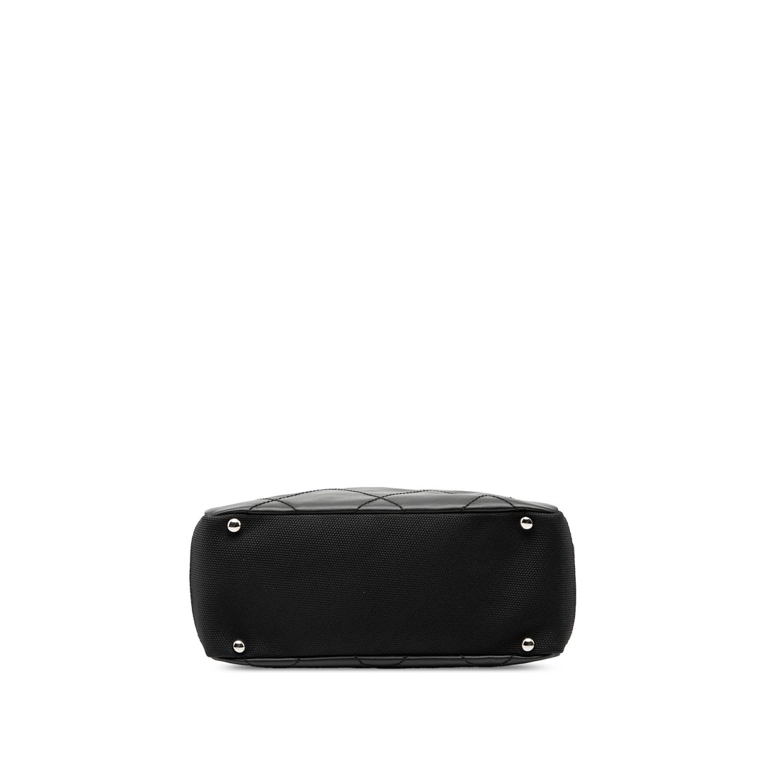 Chanel Small Matelassé Coated Toile Paris Biarritz Cabas