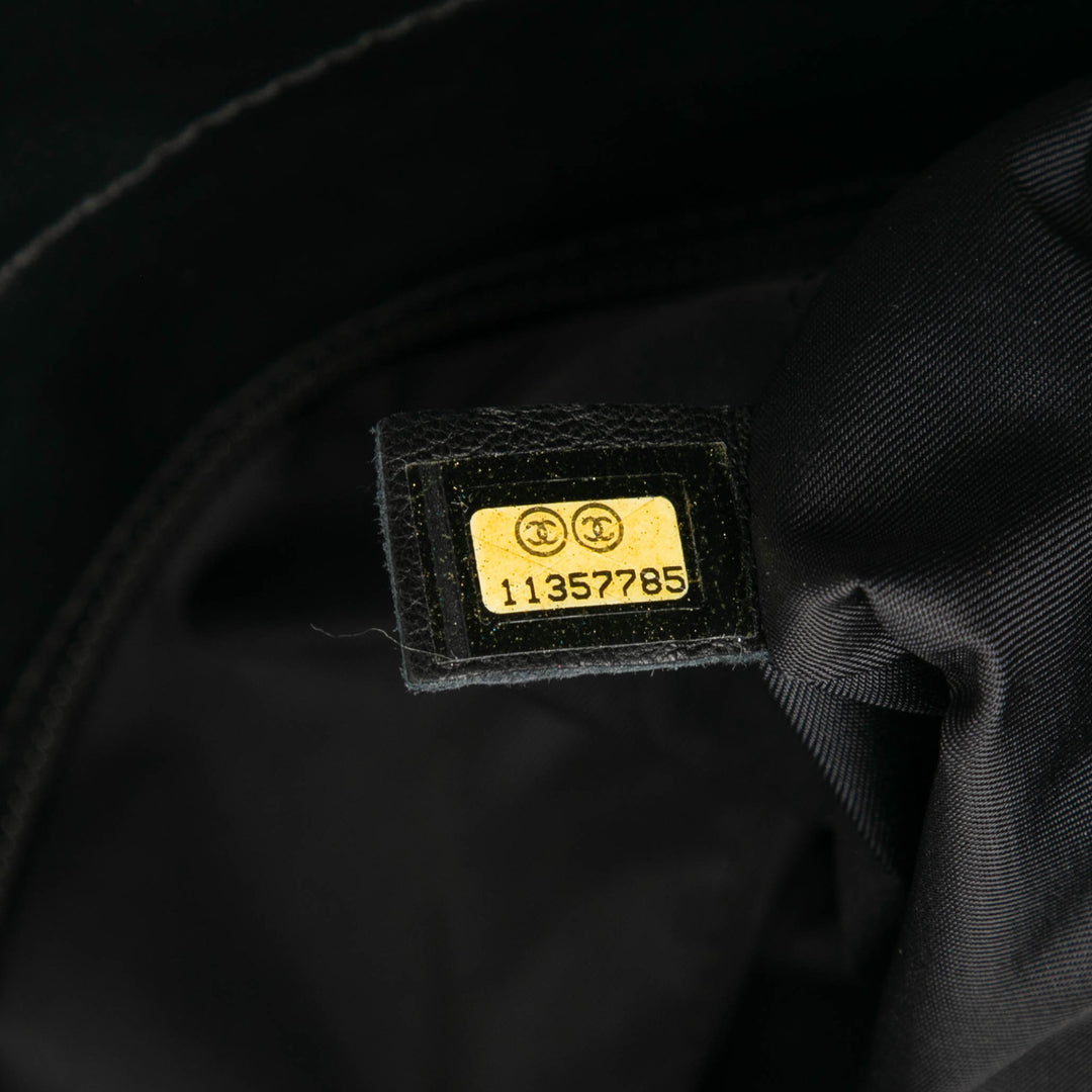 Chanel Small Matelassé Coated Toile Paris Biarritz Cabas