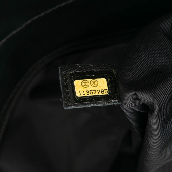 Chanel Small Matelassé Coated Toile Paris Biarritz Cabas