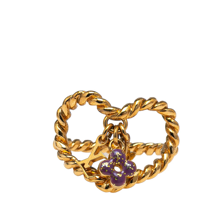 Louis Vuitton plaqué Monogram Sweet Heart Bague – GABY PARIS Authentique