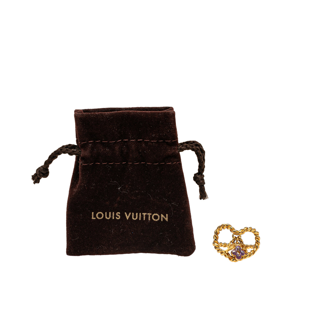 Louis Vuitton plaqué Monogram Sweet Heart Bague – GABY PARIS Authentique
