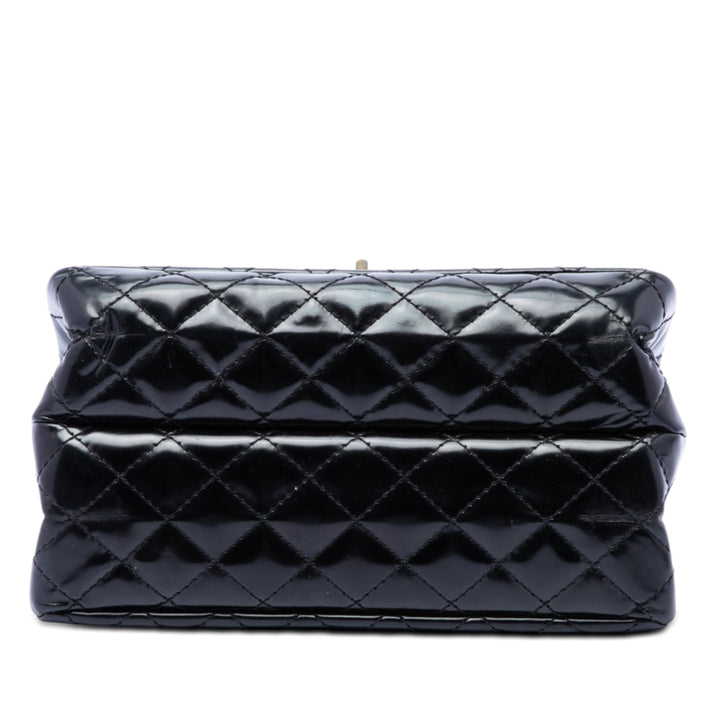 Chanel Matelassé Glazed Cuir de veau Reissue 2.55 Accordion à rabat 225