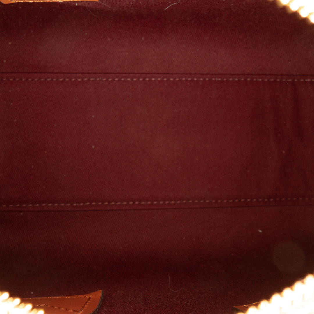 Burberry Sac à main House Check bowling Mini Toile enduite Marron – vue 4 – GABY PARIS
