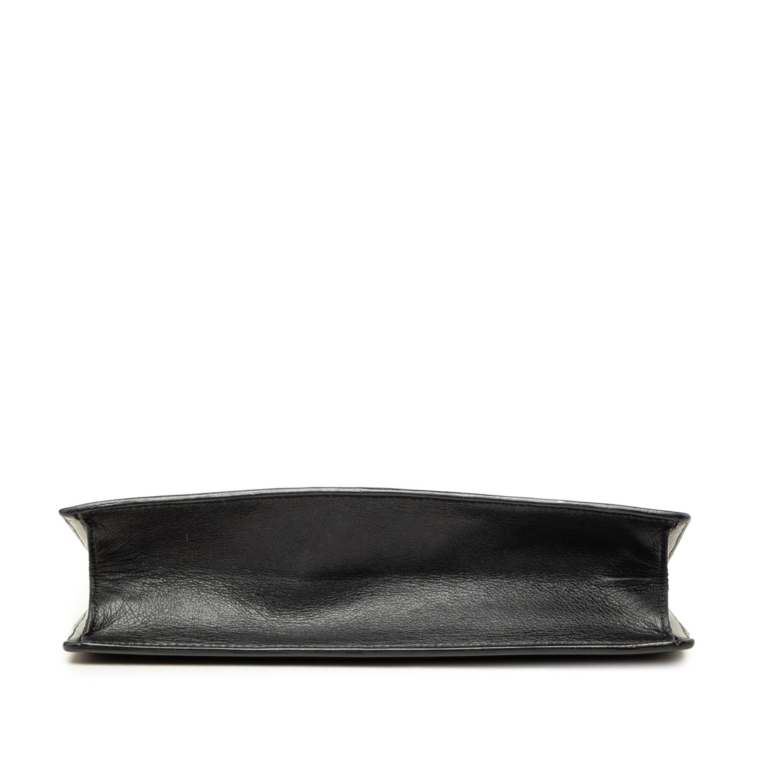 Anagram Enveloppe Wristlet Pochette Noir