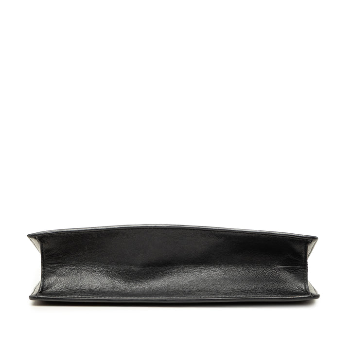 Anagram Enveloppe Wristlet Pochette Noir