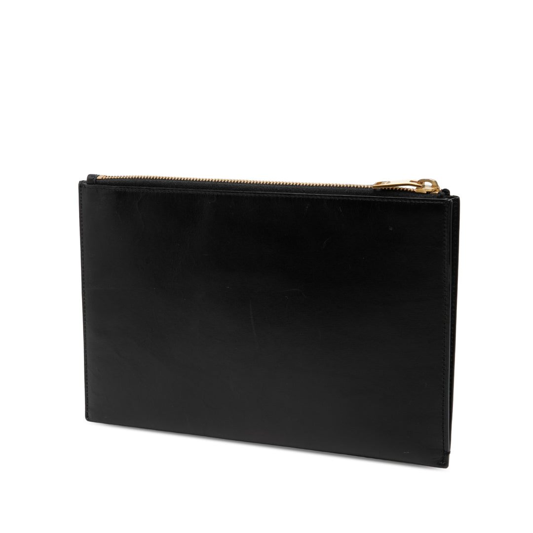 Saint Laurent Cuir Zip Pochette