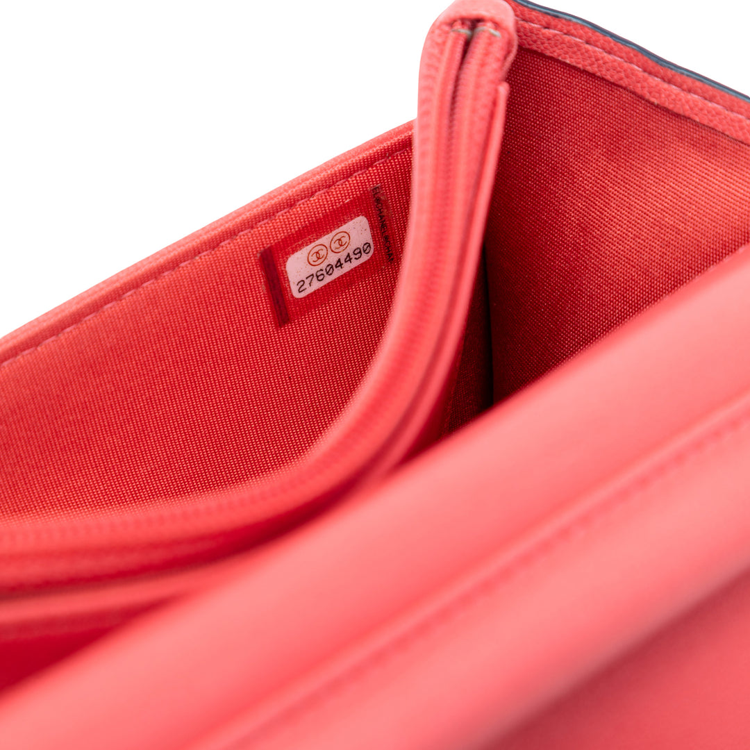 Chanel Matelassé Cuir d’agneau Color Pop CC Wallet on Chain