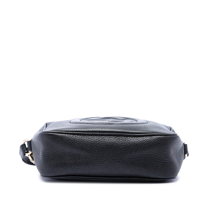 Gucci Sac bandoulière Soho Disco Cuir de veau Noir – vue 3 – GABY PARIS