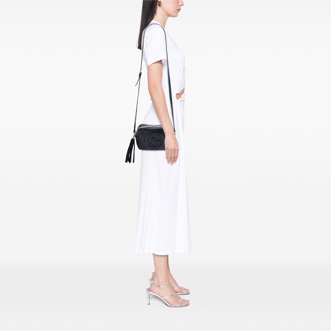Gucci Sac bandoulière Soho Disco Cuir de veau Noir – vue 6 – GABY PARIS
