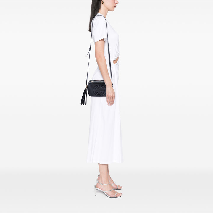 Gucci Sac bandoulière Soho Disco Cuir de veau Noir – vue 6 – GABY PARIS