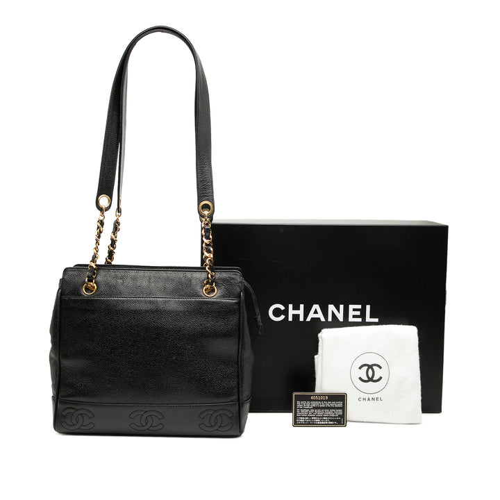 Chanel Triple CC Caviar Sac bandoulière