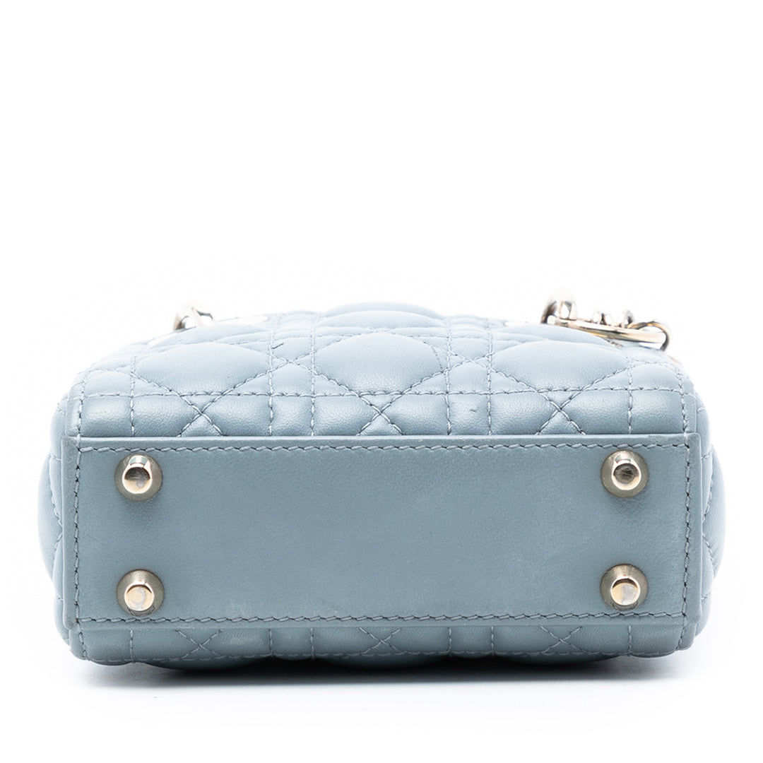 Dior Micro Cuir d’agneau Cannage Lady Dior