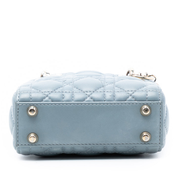 Dior Micro Cuir d’agneau Cannage Lady Dior