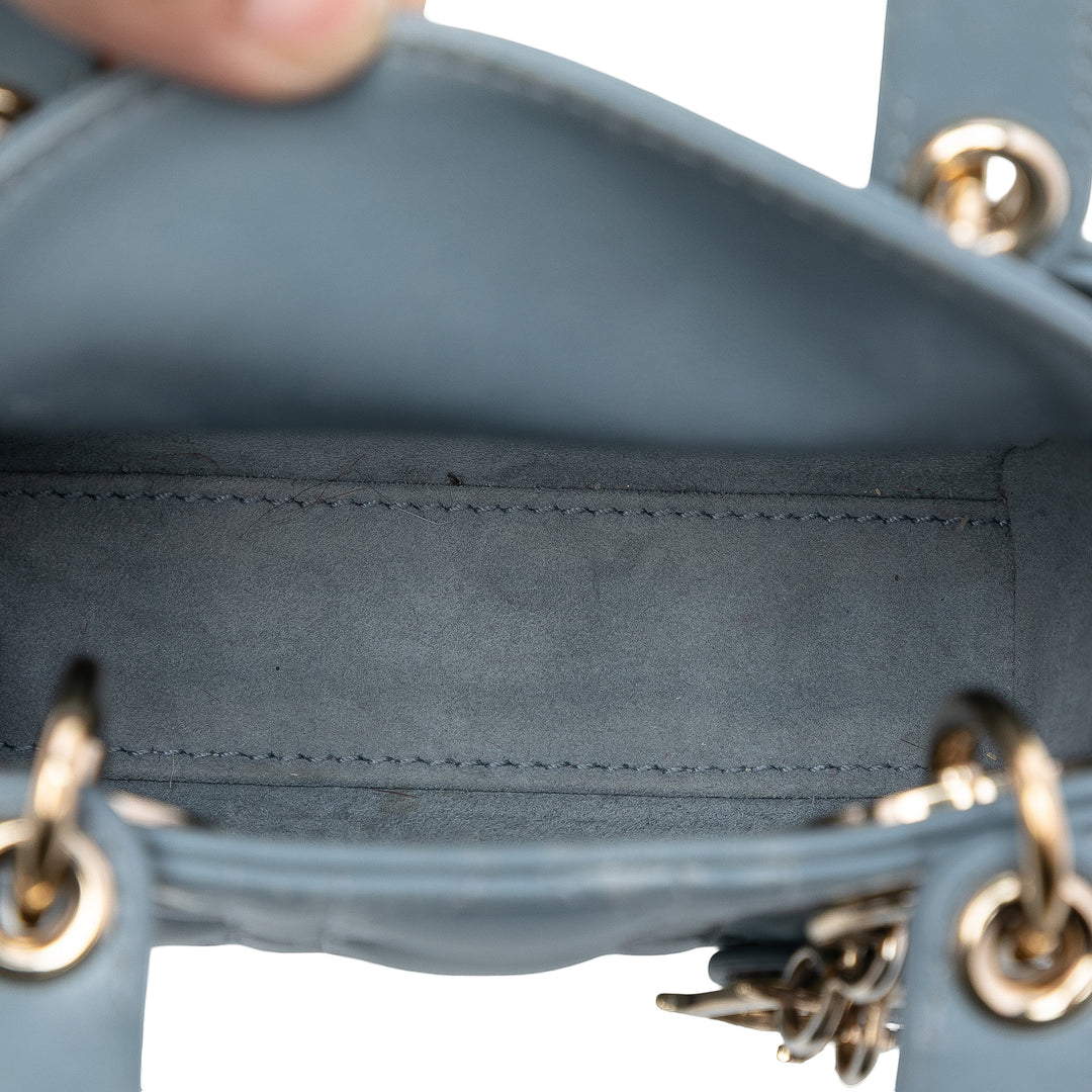 Dior Micro Cuir d’agneau Cannage Lady Dior