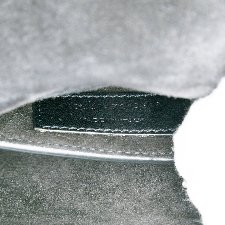 Saint Laurent Small Cuir verni Monogram Sunset Sac porté croisé