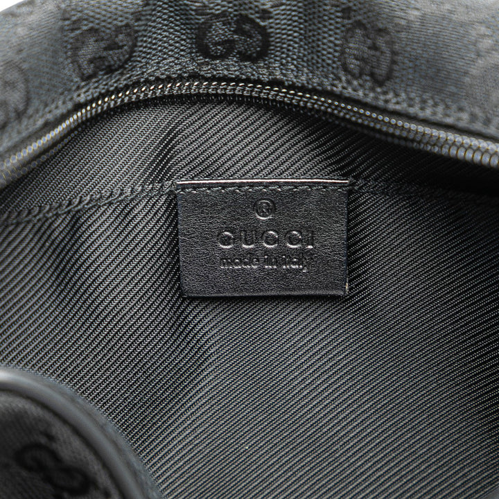 Gucci GG Toile Sac porté croisé Noir