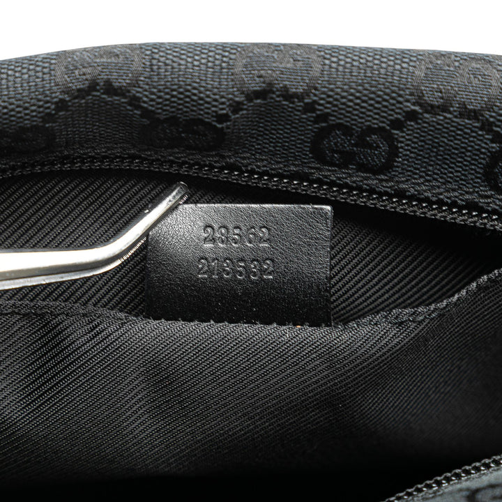 Gucci GG Toile Sac porté croisé Noir
