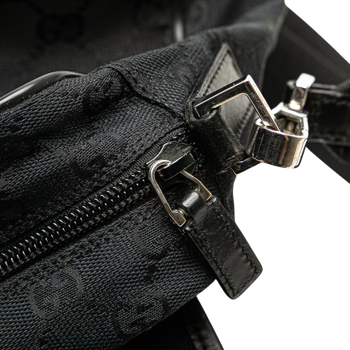 Gucci GG Toile Sac porté croisé Noir
