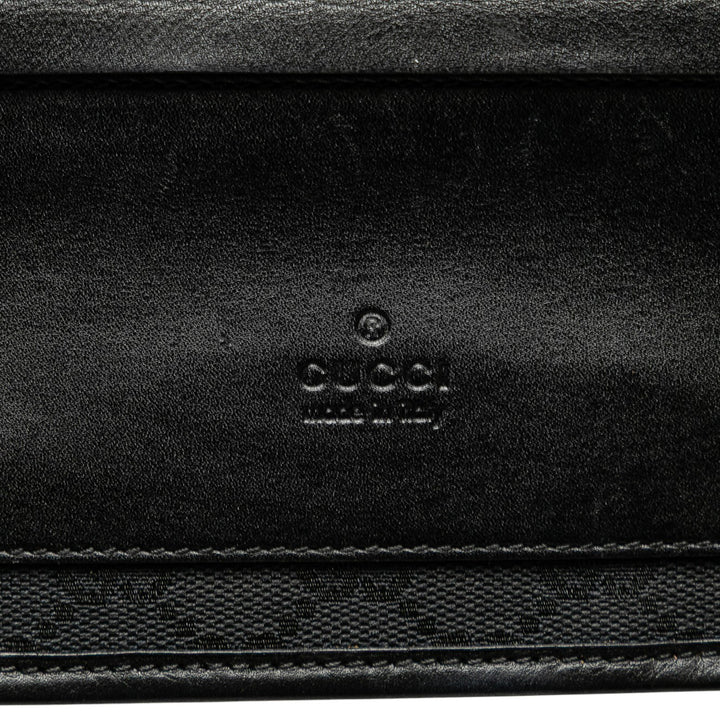 Gucci GG Toile Sac porté croisé Noir