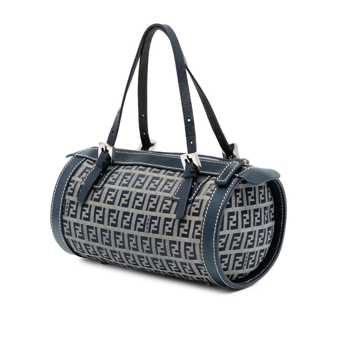 Fendi Zucchino Toile Barrel Sac à main