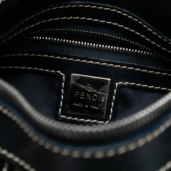 Fendi Zucchino Toile Barrel Sac à main